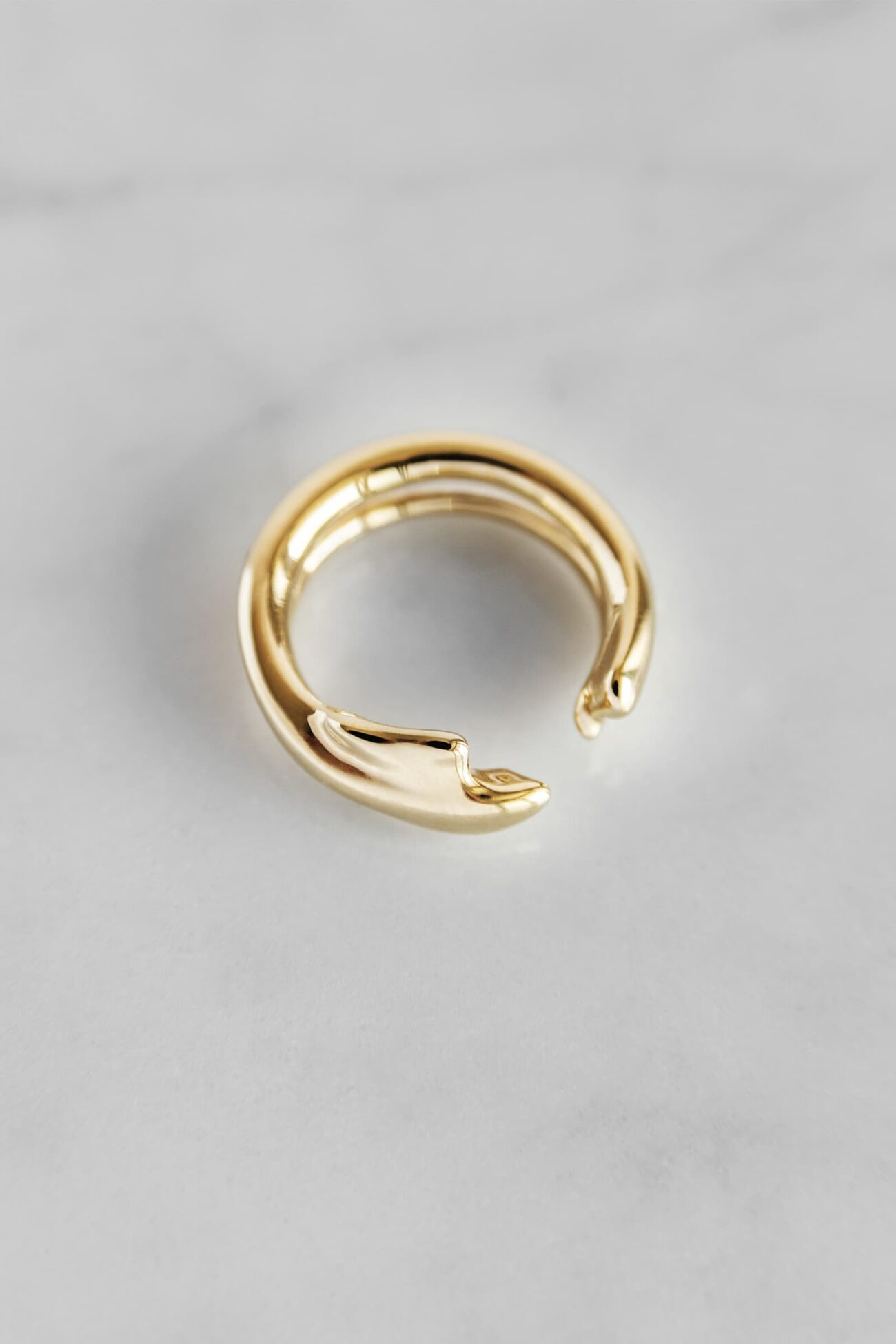 RING COR GOLDEN PLATED