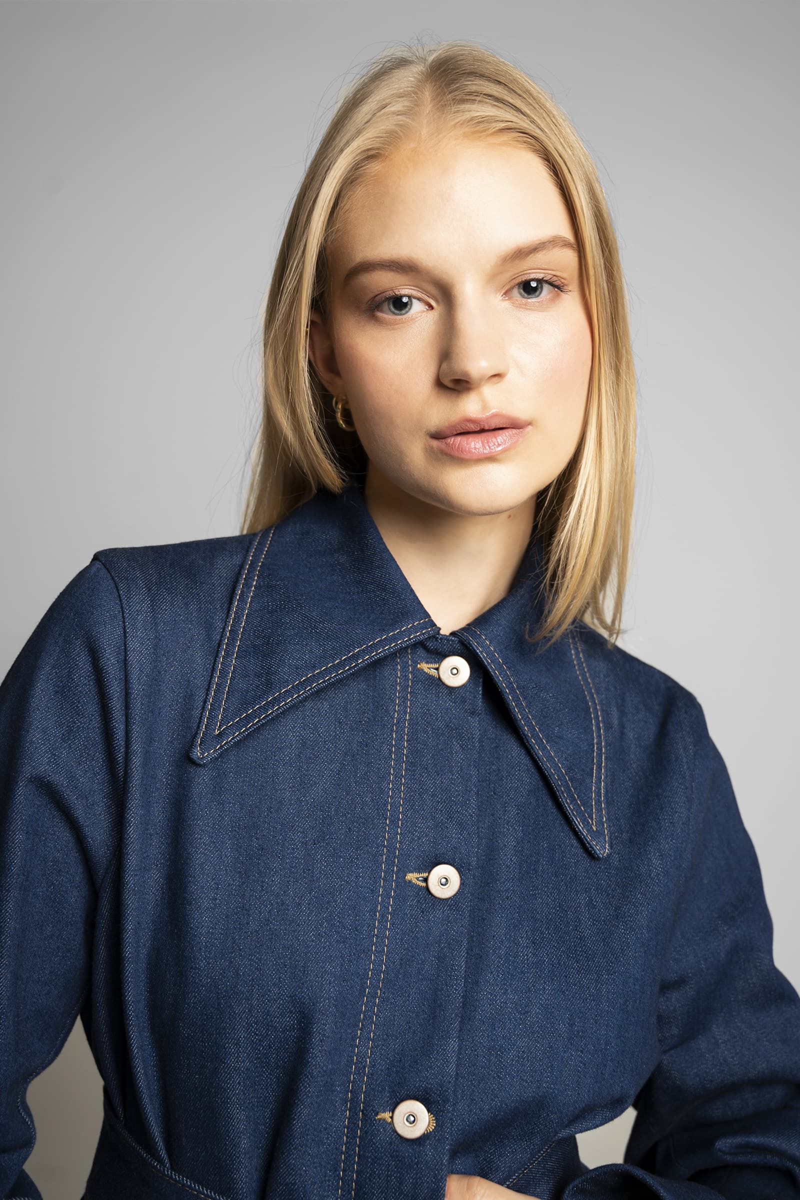 DENIM BLAZER INDIGO - Image 6