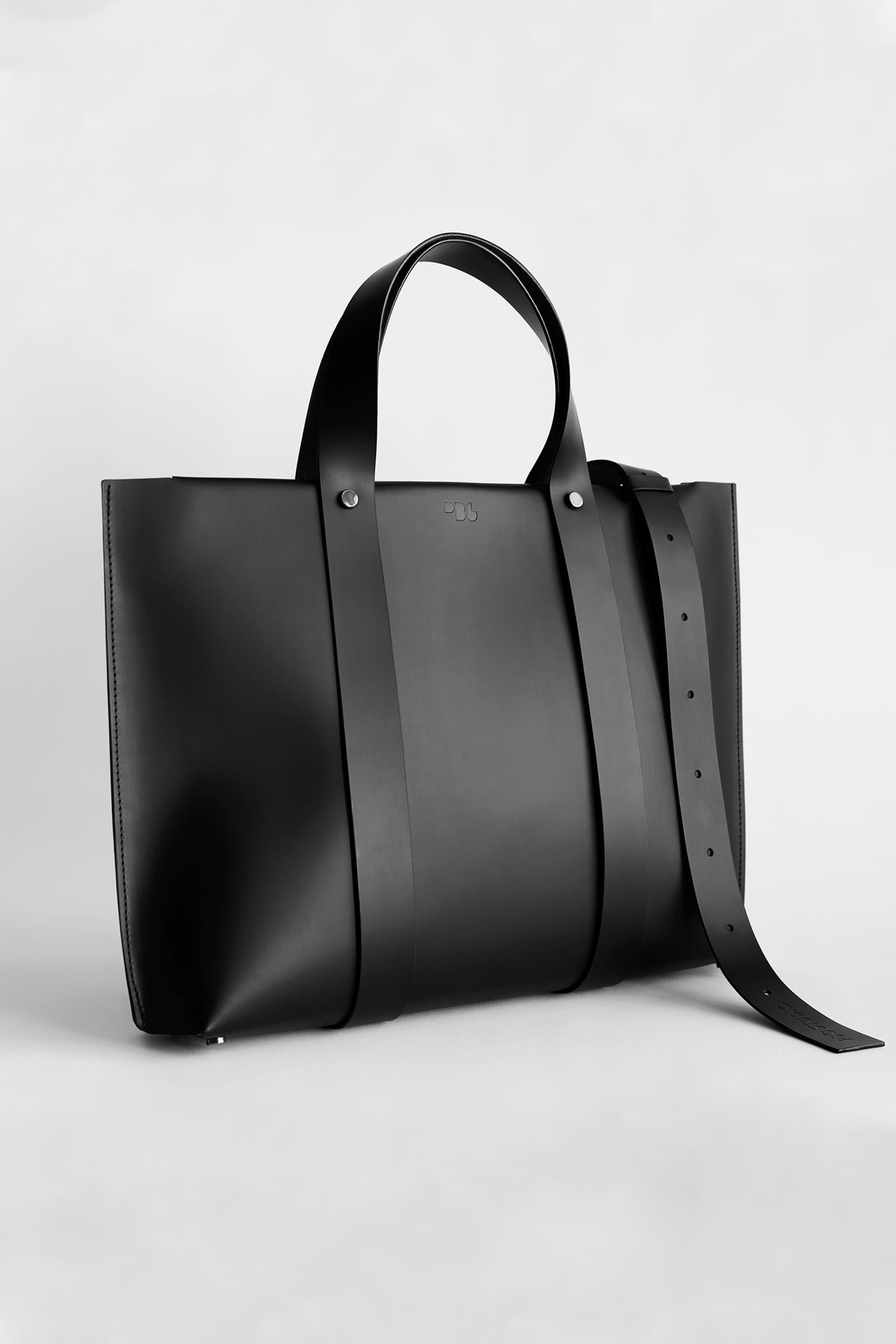 LEATHER WORK BAG NOIR - Image 5