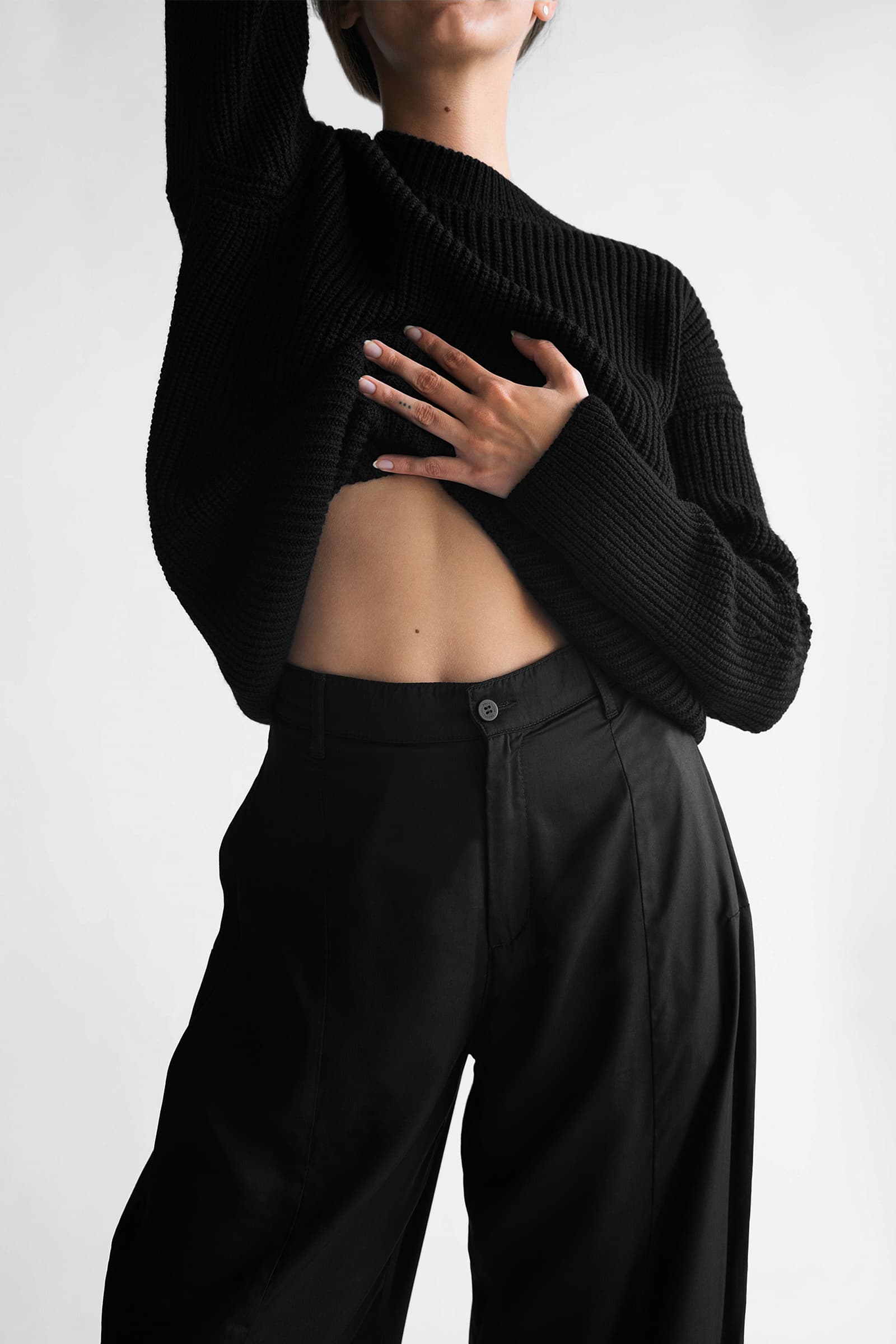 MERINO WOOL JUMPER NOIR - Image 7
