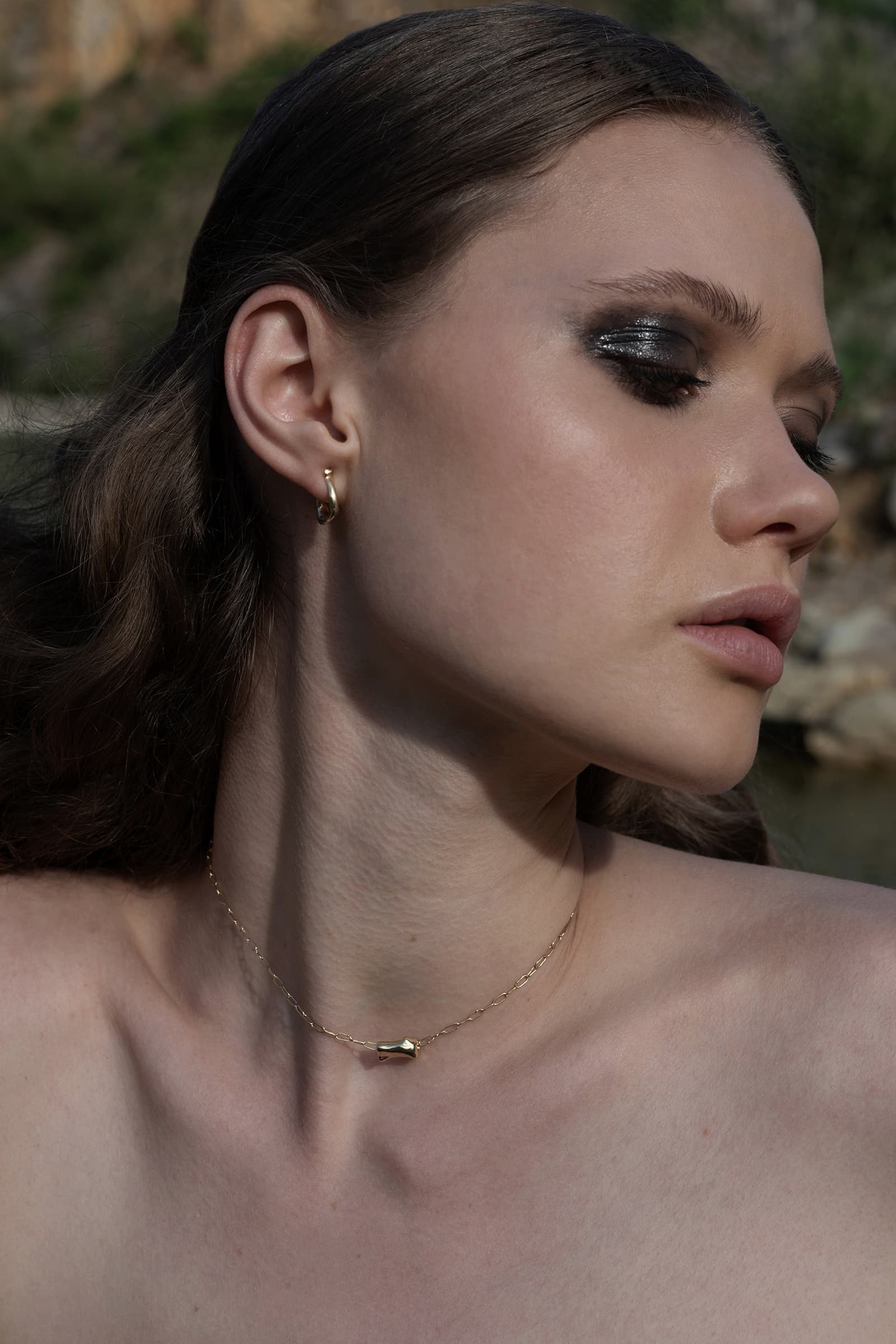 NECKLACE FUTURUM GOLDEN PLATED - Image 2