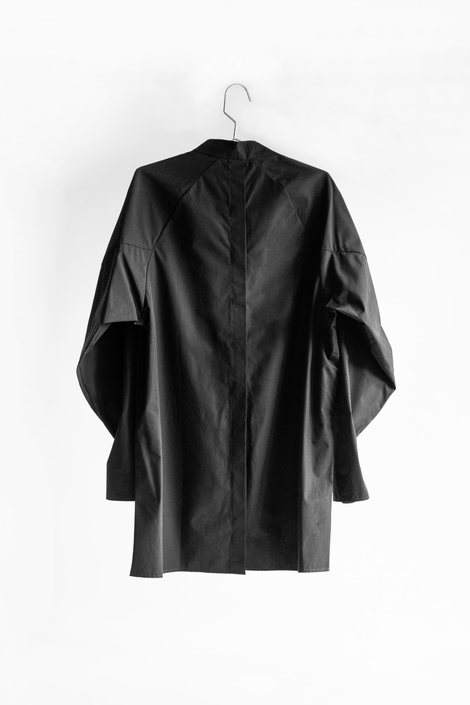OVERSIZED COTTON SHIRT NOIR - Image 4