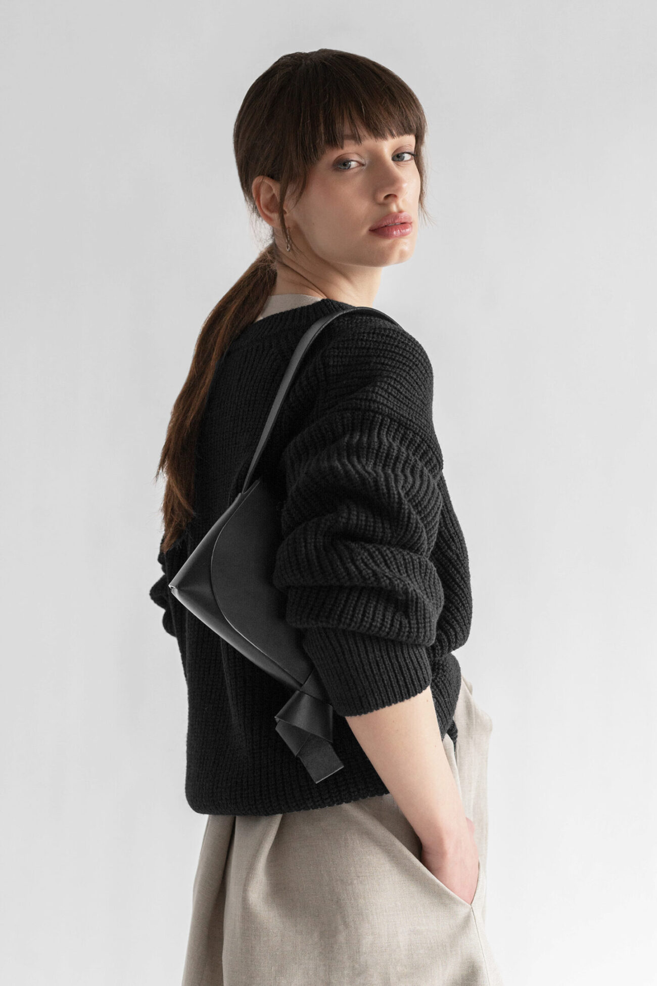 MERINO WOOL JUMPER NOIR - Image 3