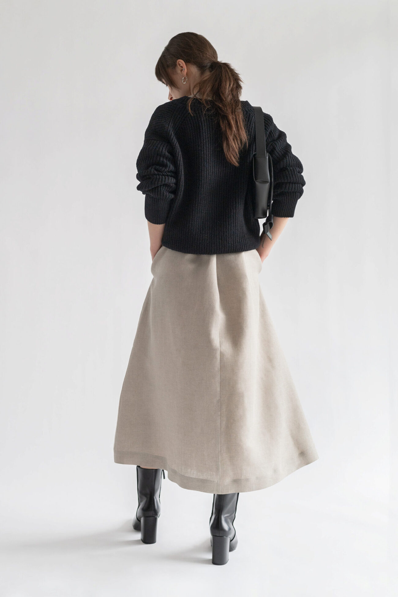 MERINO WOOL JUMPER NOIR - Image 5
