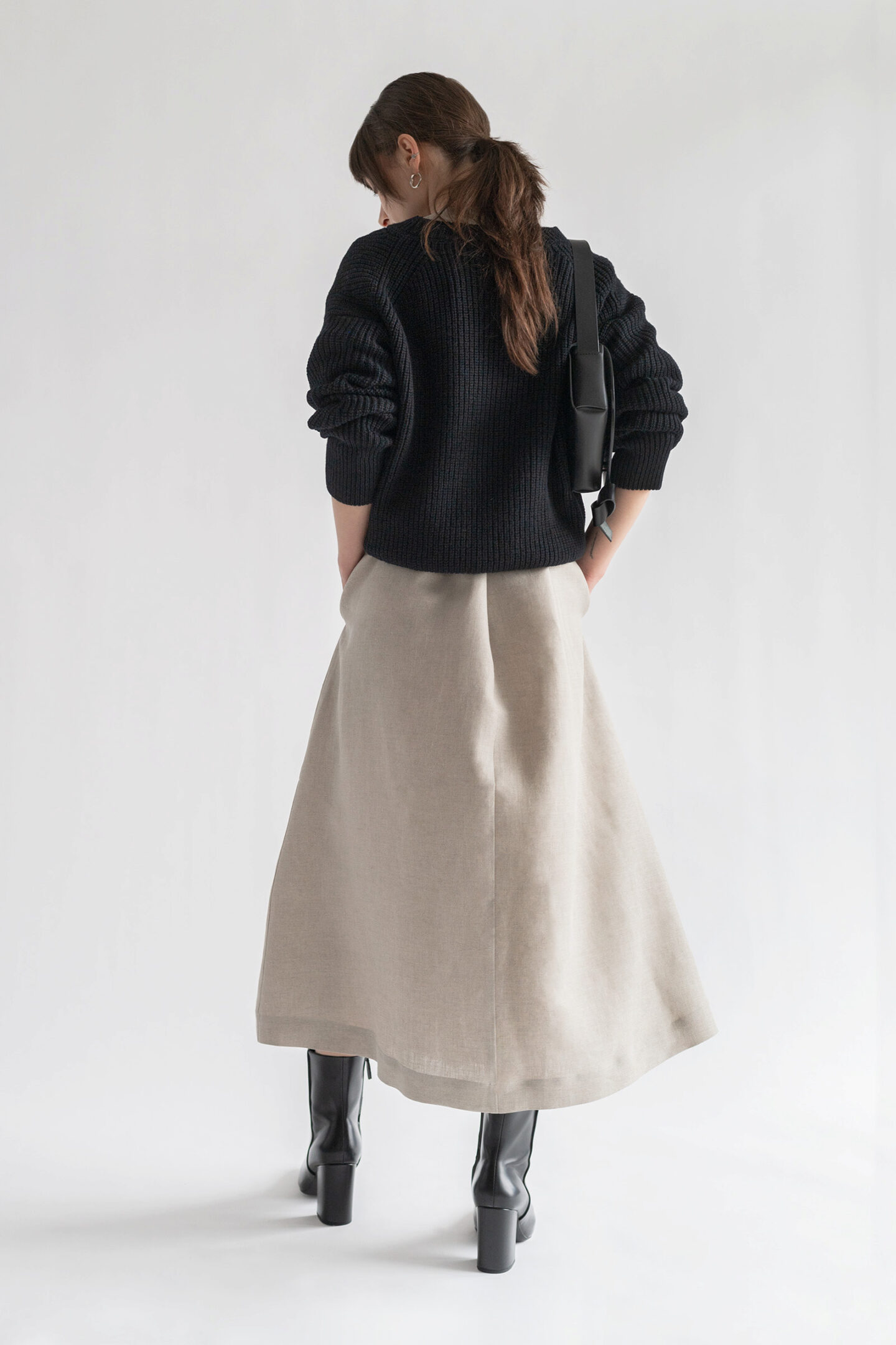 MERINO WOOL JUMPER NOIR - Image 5